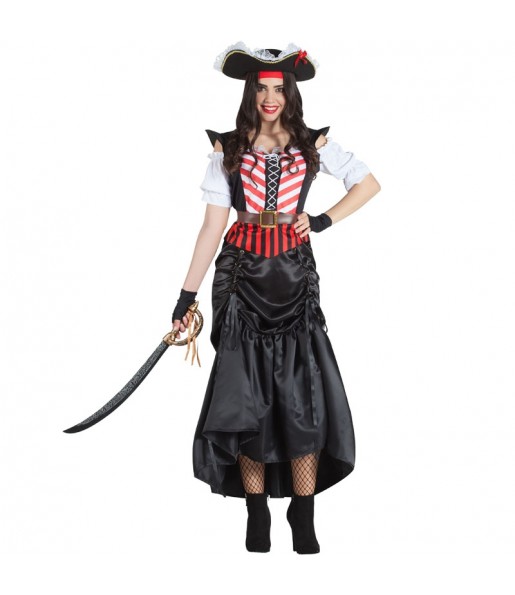 Déguisement Pirate Swordman femme