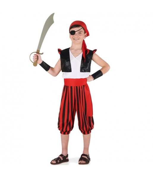Costume Pirate île de la tortue garçon