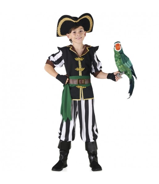 Costume Pirate perroquet garçon
