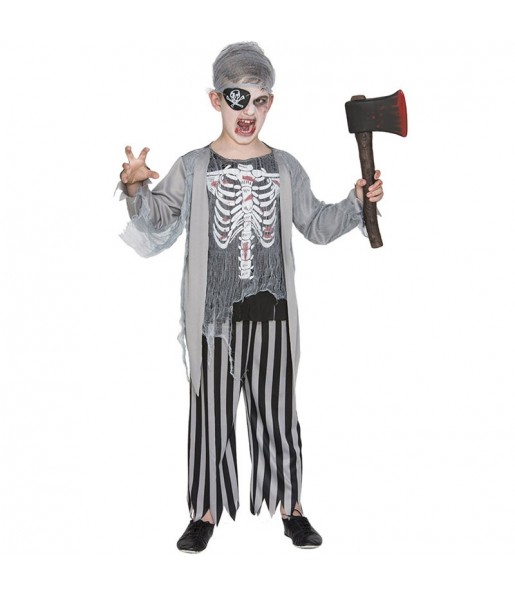 Deguisement Pirate zombie garcon