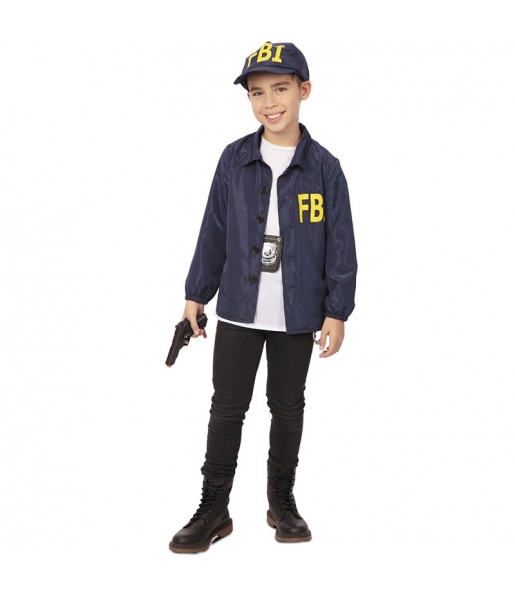 Costume pour garçons et filles de FBI Police
