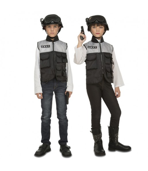 Déguisement Policier SWAT avec accessoires pour enfants