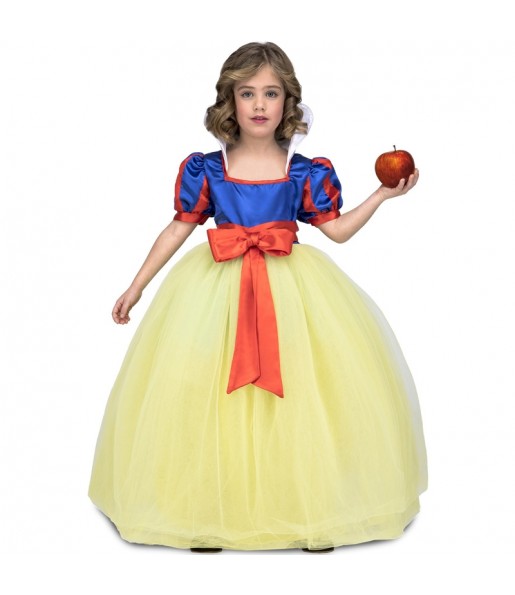 Déguisement Princesse Blanche Neige luxe pour fille