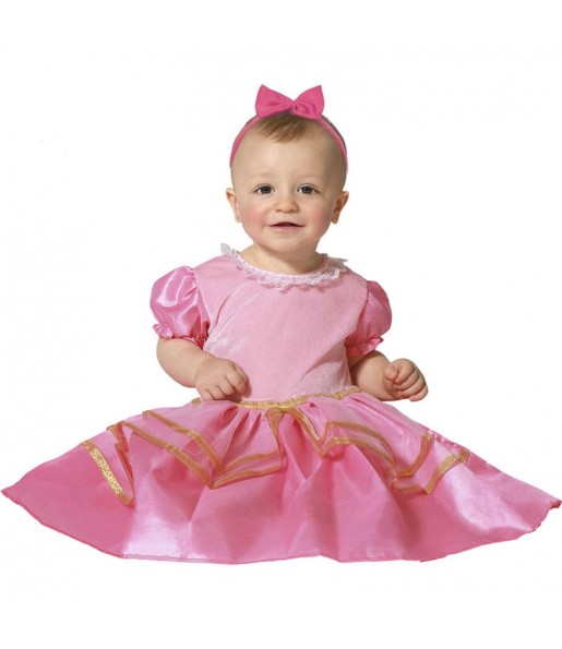 Costume Princesse rose bébé