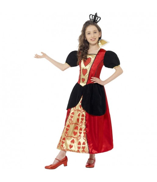 Deguisement reine de coeur fille cheap