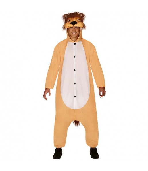 Déguisement Le Roi Lion Kigurumi adulte