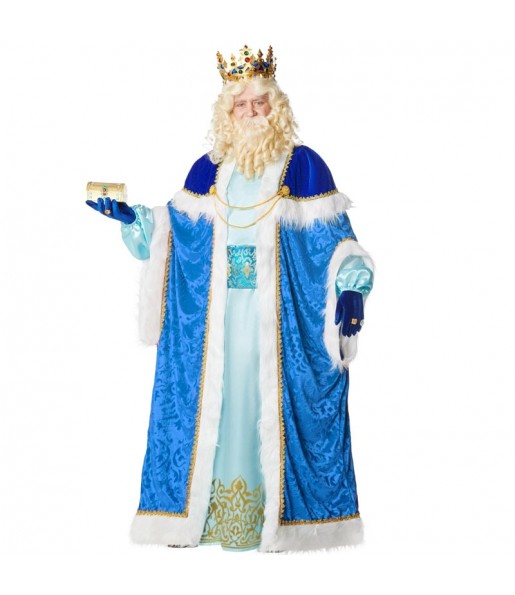 Costume Roi Mage Melchior bleu homme