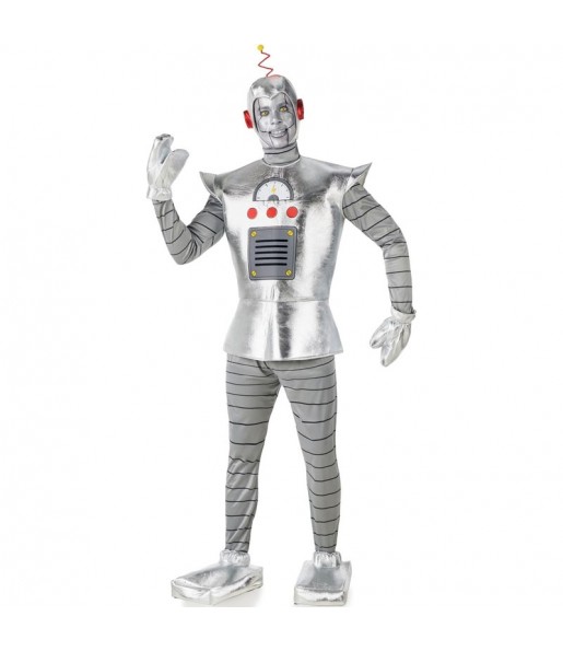 Costume pour homme Robot argenté