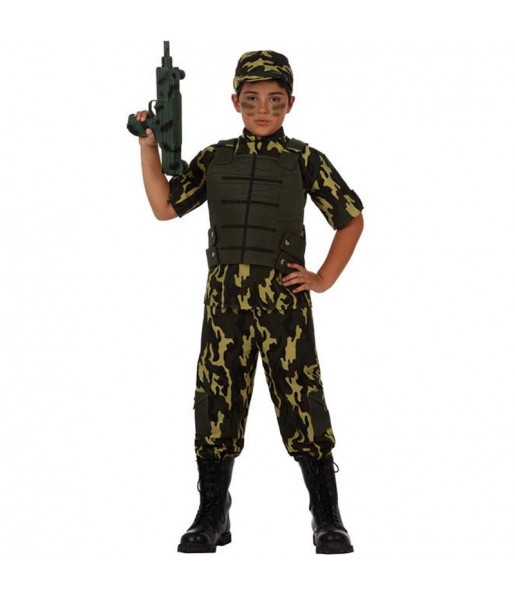 Déguisement Soldat Camouflage enfant
