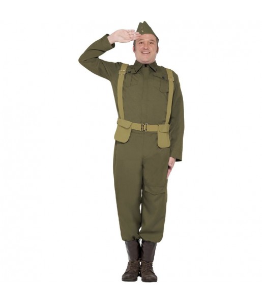 Costume Soldat Seconde Guerre mondiale homme
