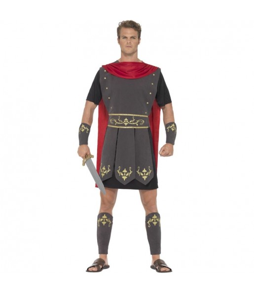 Costume Soldat romain noir homme
