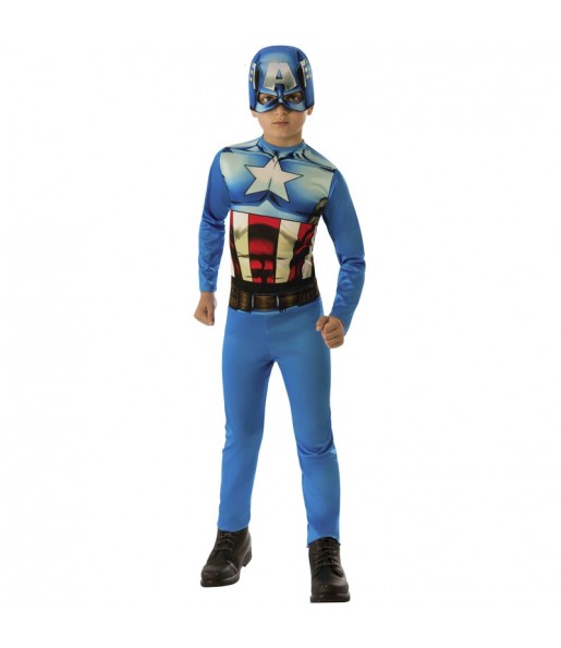 Costume Super-héros Captain America classique garçon
