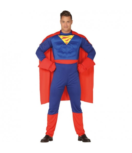 Déguisement Superman musclé adulte