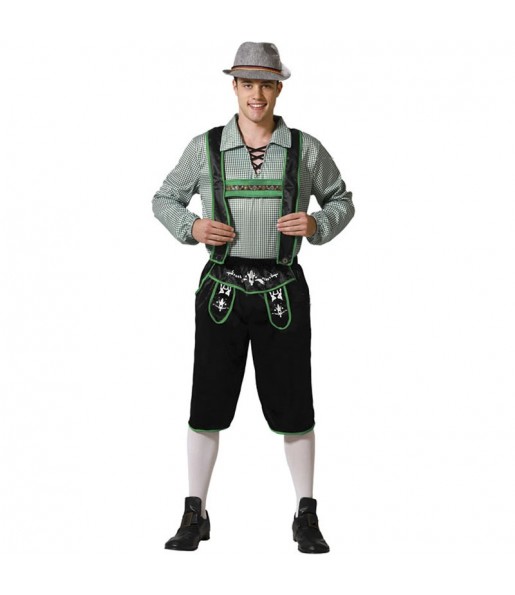 Costume pour homme Tyrolien Oktoberfest noir