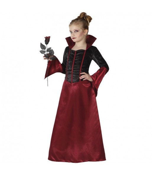 Costume vampiressse Bourgogne fille
