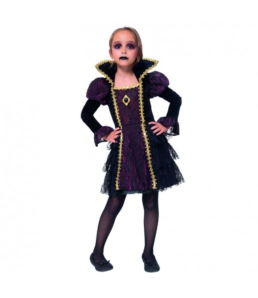 Costume Vampiresse violette fille