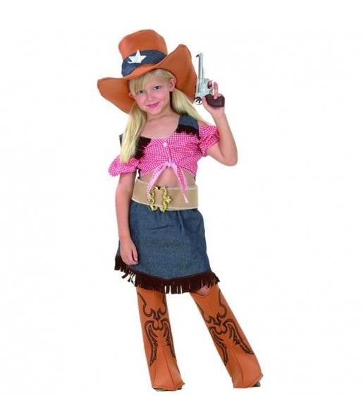 Déguisement Cowgirl Rose fille