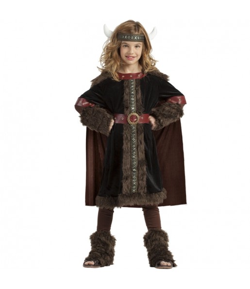 Déguisement Viking Black pour fille