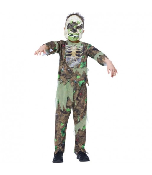 Costume Zombie avec insectes garçon