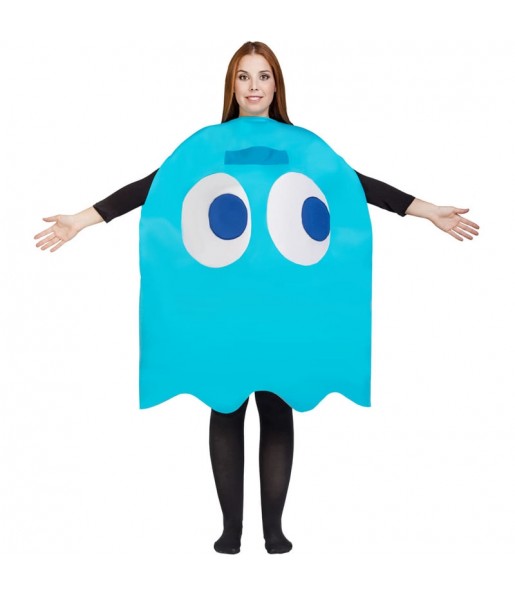 Costume adulte Fantôme Inky de Pac-Man