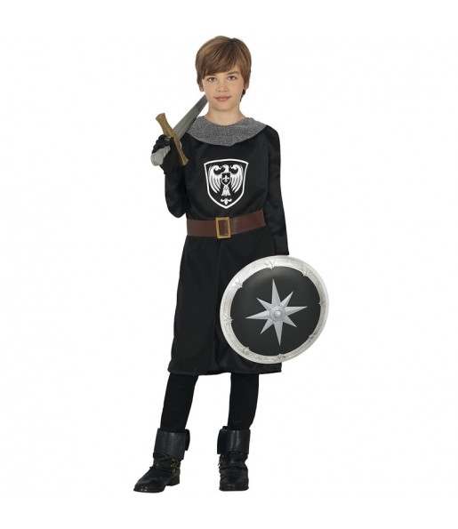 Costume Guerrier médiéval sombre garçon
