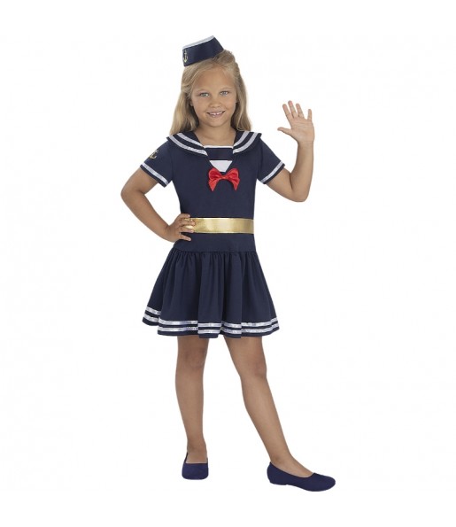 Costume Marine de la Seconde Guerre mondiale fille