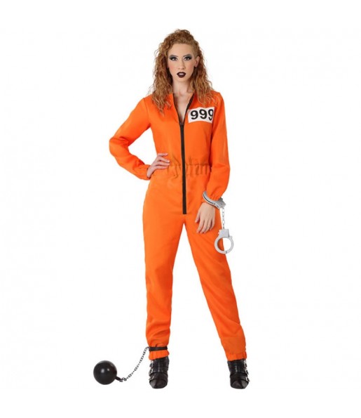 Déguisement Prisonnière orange