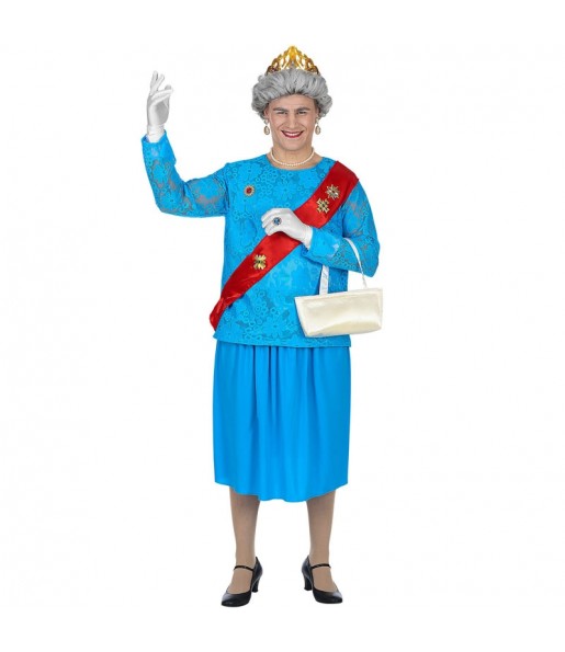 Costume pour homme Reine d'Angleterre