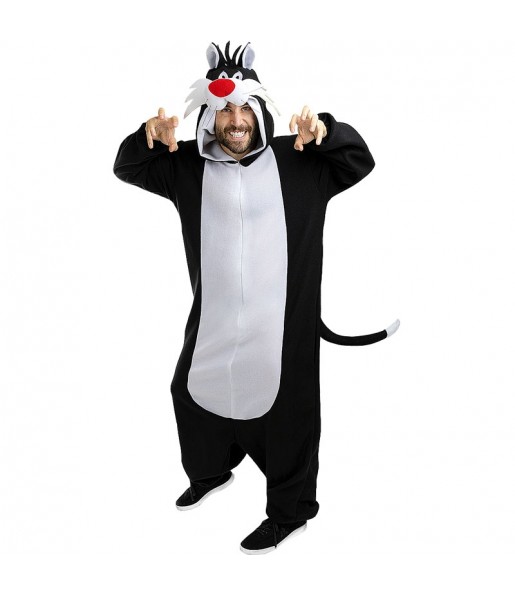 Costume adulte Sylvestre des Looney Tunes