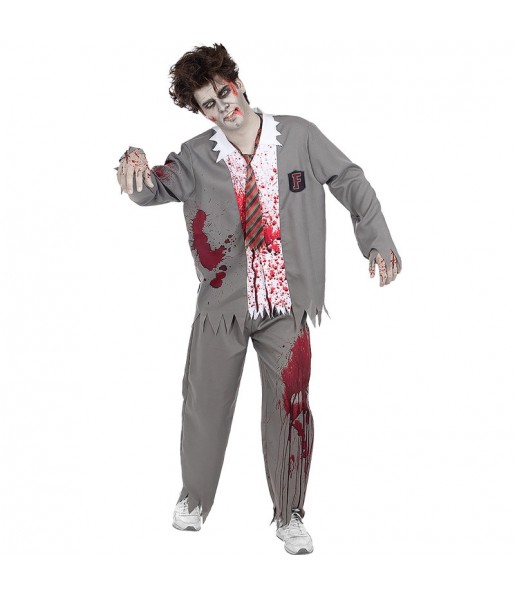 Costume Zombie écolier homme