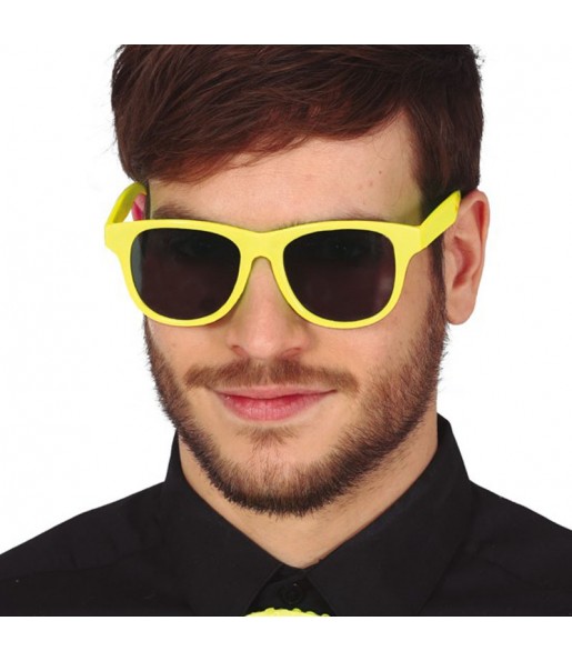 Lunettes jaunes fluo