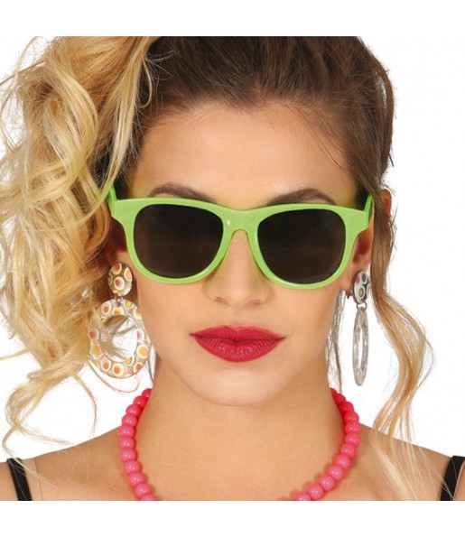 Lunettes vertes fluo