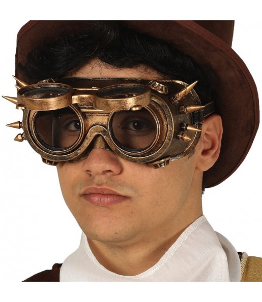 Lunettes Steampunk avec piques