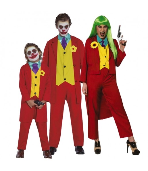 Déguisements Joker Joaquin Phoenix pour groupe