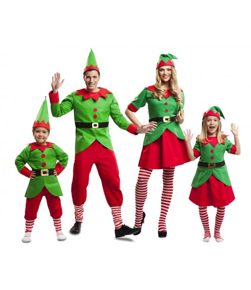 Groupe Elfes Noël Santa Claus
