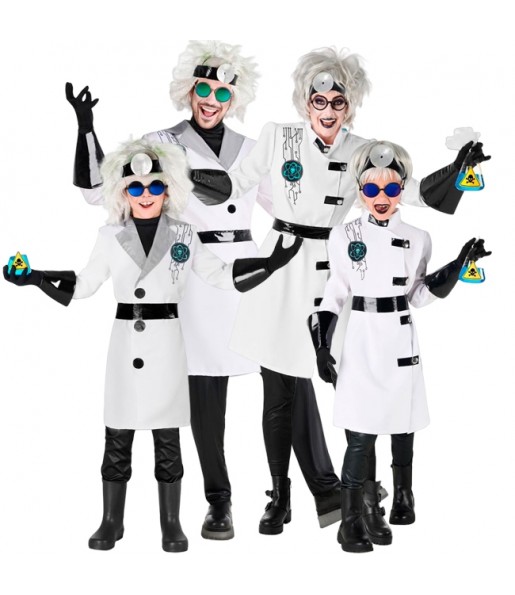 Costumes Scientifiques fous pour groupes et familles