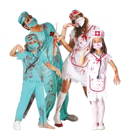 Groupe Chirurgiens et Infirmières Zombies