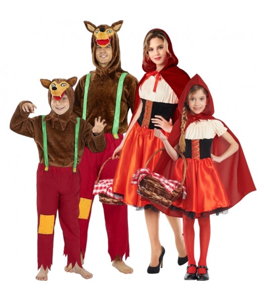 Déguisements Conte du Petit Chaperon Rouge Deluxe pour groupe