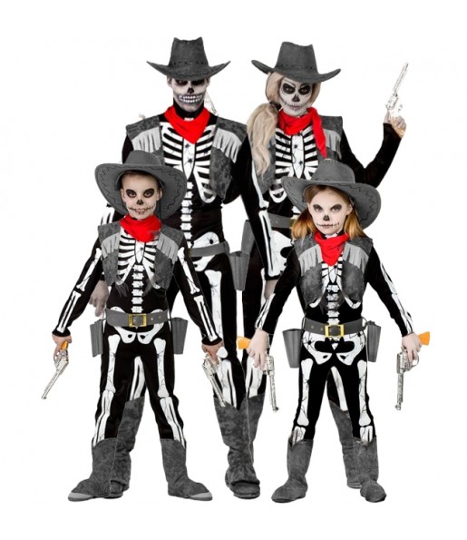 Groupe Squelettes Cowboy