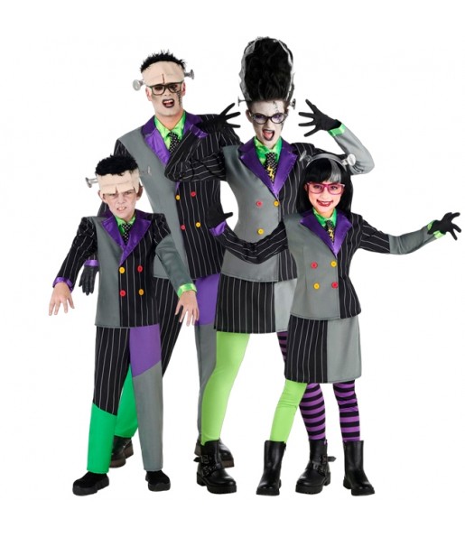 Costumes Frankenstein Zombies pour groupes et familles