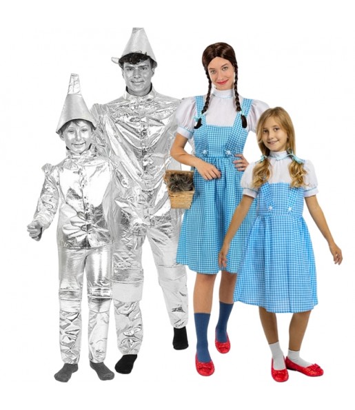 Déguisements Homme de Fer-Blanc et Dorothy du Magicien d'Oz pour groupe