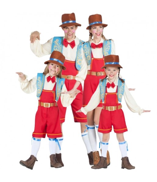 Groupe Pinocchio marionnettes