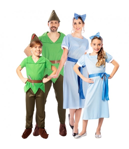 Déguisements Peter Pan et Wendy pour groupe