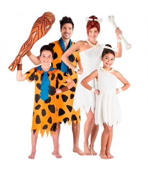 Costumes Pierrafeu Caillouville pour groupes et familles