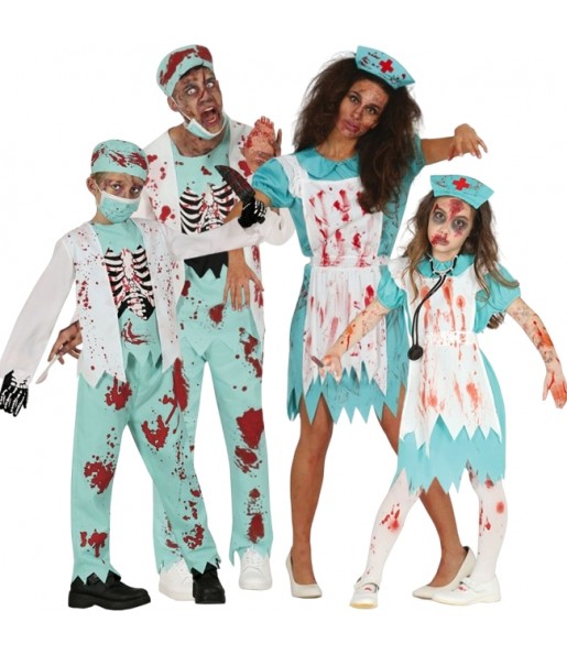 Déguisements Zombies pandémie pour groupe