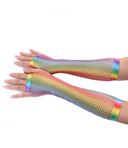 Gants Résille multicolore LGTB