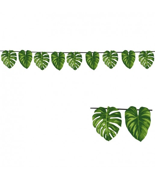 Guirlande de feuilles hawaïennes de 3 mètres pour la décoration