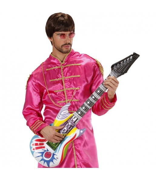 Guitare gonflable Funky pour compléter vos costumes