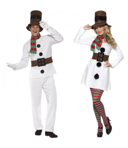 Costumes Bonhommes de neige pour se déguiser à duo