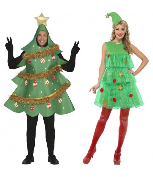 Costumes Arbres de Noël pour se déguiser à duo